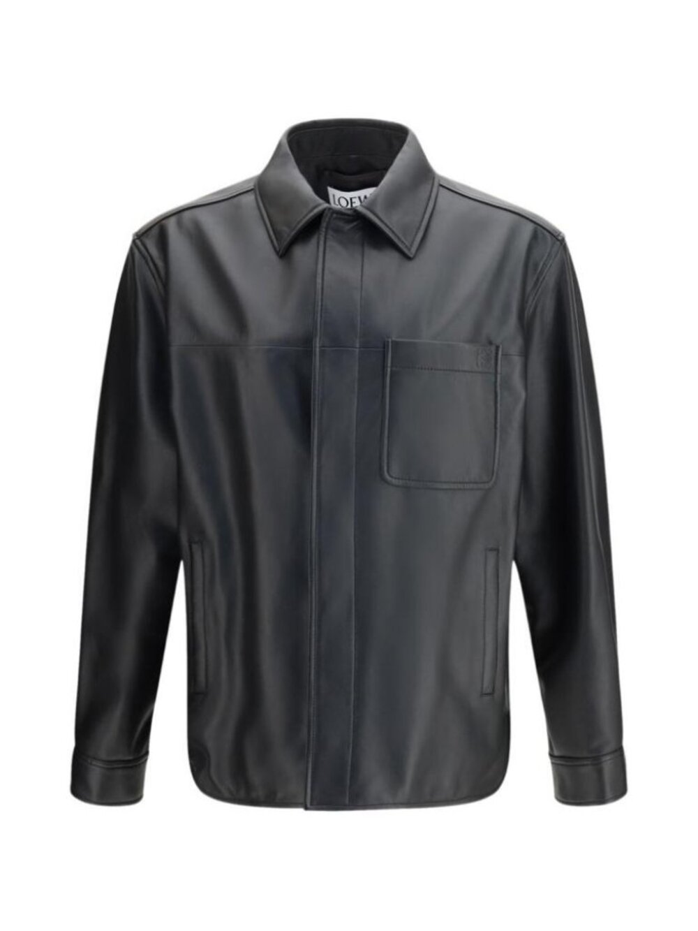 Loewe Overshirt Jacket In Leather Tag Size 52 Men